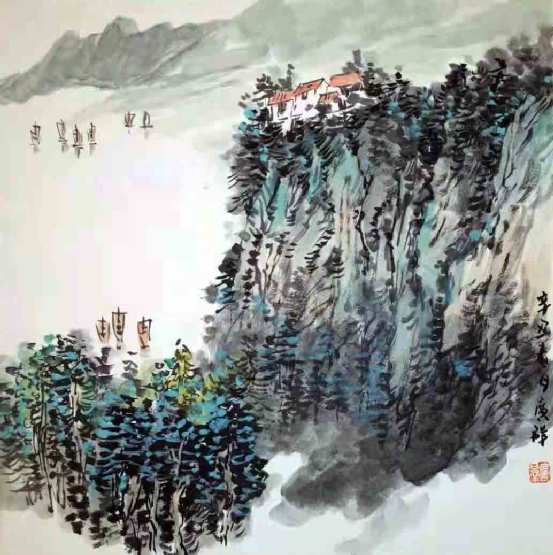 国画家马广群山水小品赏析