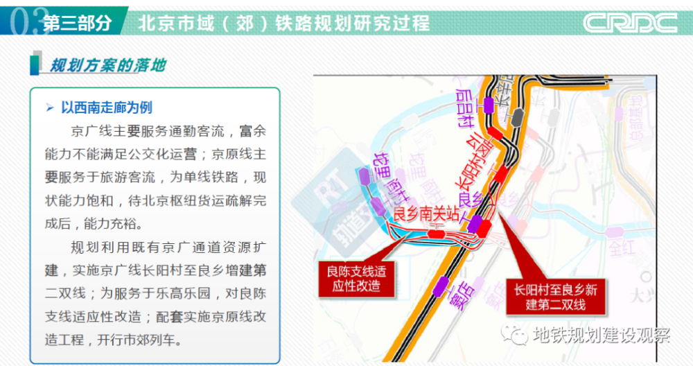 拟先期启动西段整体提升工程,新建长阳站,改造窦店,琉璃河站,并对长阳