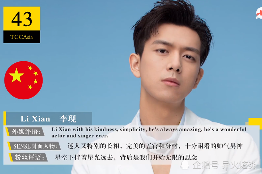 2020亚太区最帅100张面孔最全榜单,快来看看你的爱豆上榜了吗