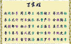 百家姓前四为何是赵钱孙李作者是谁