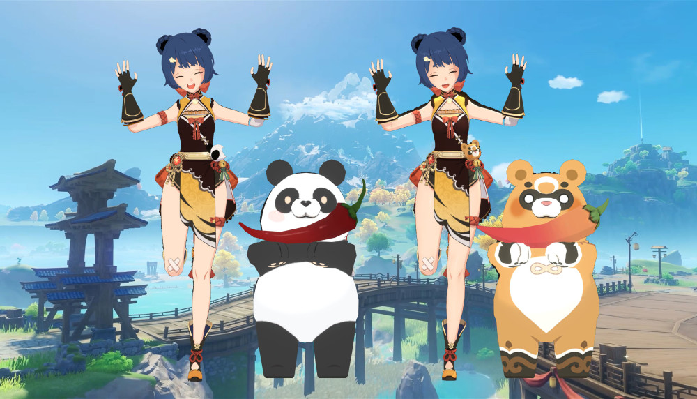 原神:莫娜与香菱的远古设计引热议,国外粉丝认可变动