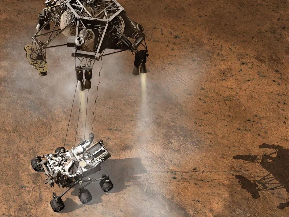 试问登陆火星有几种?为何毅力号选择很刺激的空中吊车法?