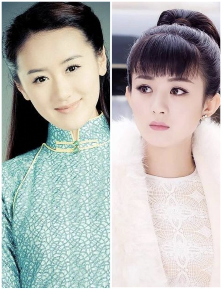 袁冰妍拍摄生图曝光v脸变方脸她究竟哪里像赵丽颖了