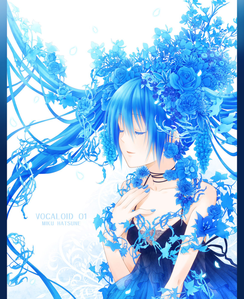 初音未来 海色蓝 超美!