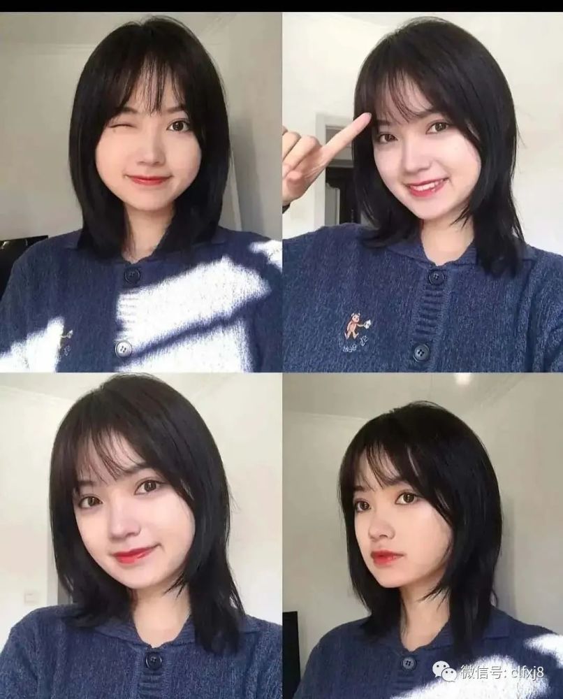 法式刘海的的搭配气质不显老, 看起来不刻意很自然很有韩剧女主的