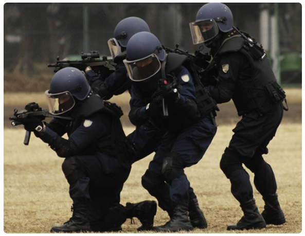 日本是世界上最安全的国家之一,警察部队功不可没,特种任务很多