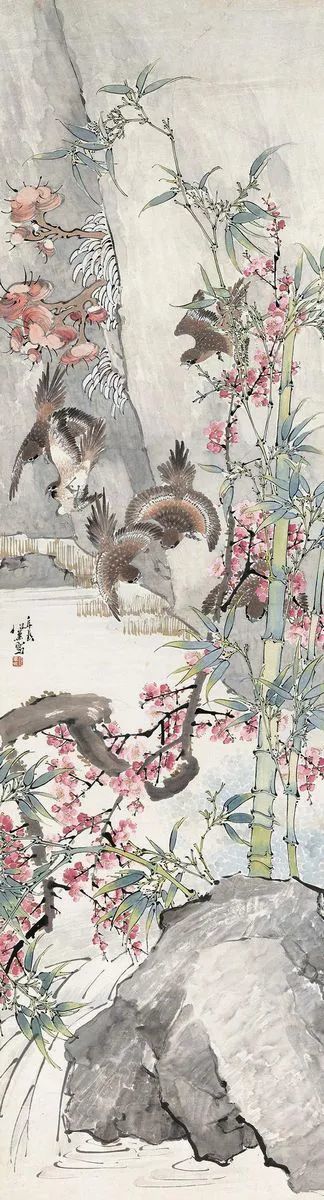 作为职业画家,任薫为了生计,报转于经济富庶的港口城市卖画求生,当时