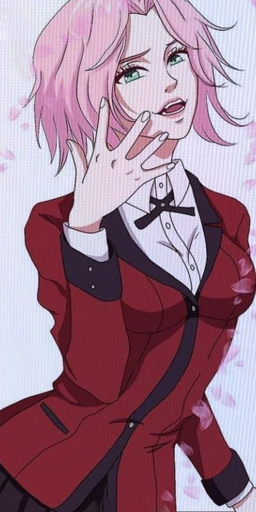 《火影忍者壁纸》小樱女神jk手机壁纸,挑一个做老婆吧