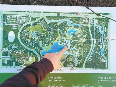奥森公园地图损坏望修复,游客们也应文明游园