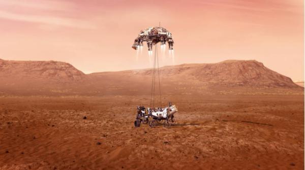 成功!nasa"毅力号"成功登陆火星表面,将寻找生命迹象