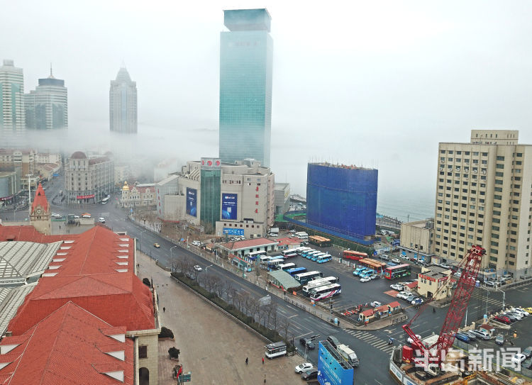 一出火车站,就能看大海!青岛湾改造拆完第一栋"海景楼"!(附对比图)