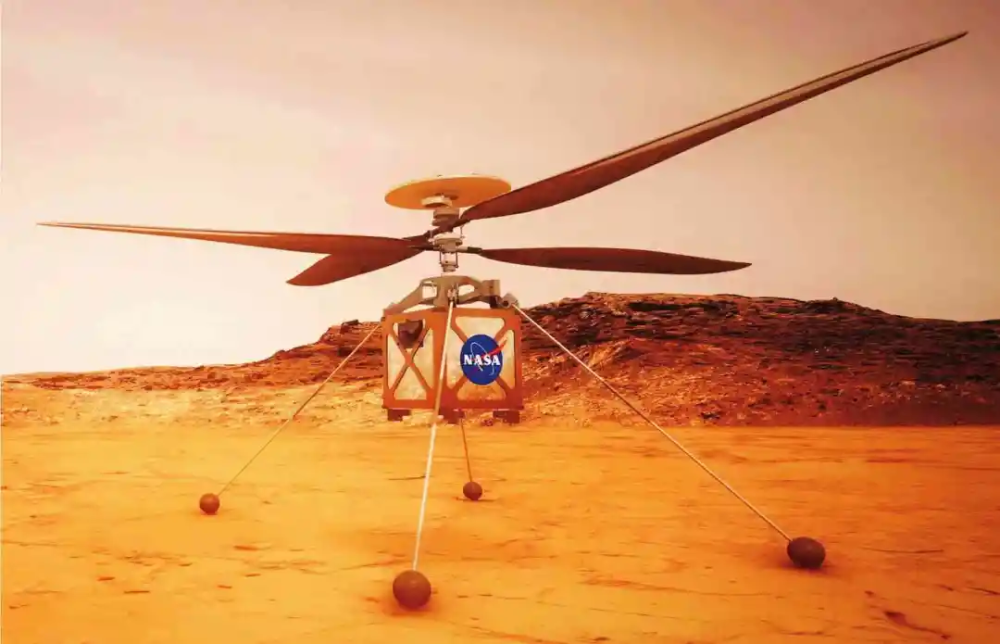 人类直升机抵达火星,"机智号"将试飞五次