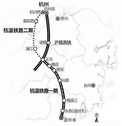 2021年浙江省铁路建设计划