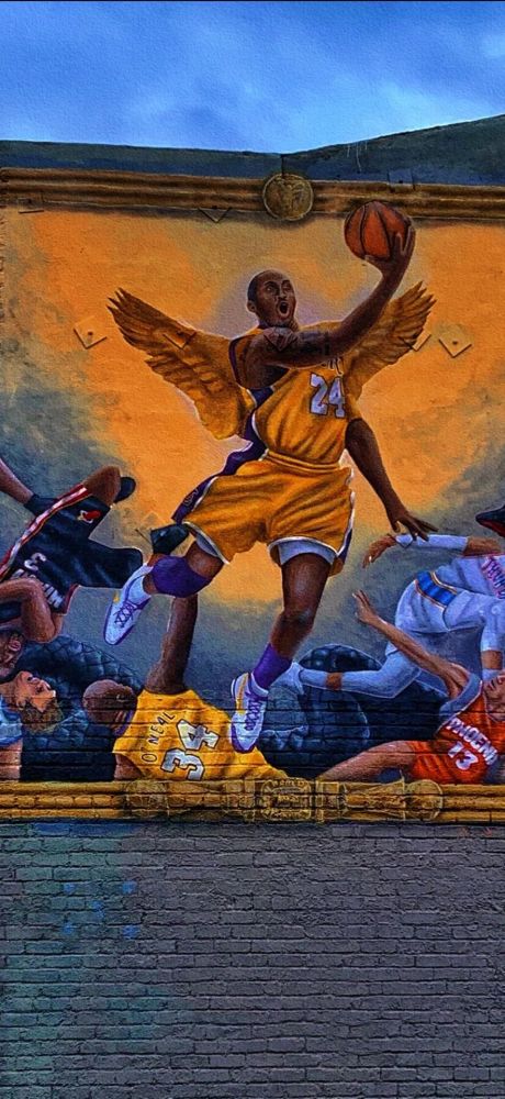 精选科比壁纸墙绘系列丨nba篮球超清壁纸0220期