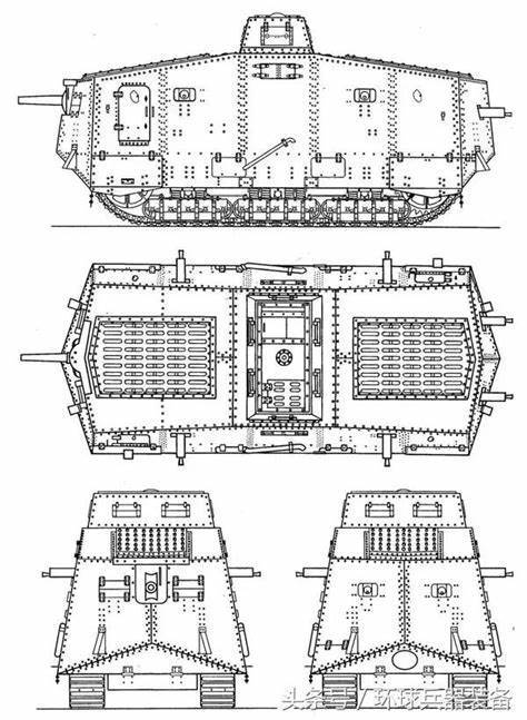 一战德意志的"装甲校车—简单了解a7v坦克|坦克|德国_军事|一战