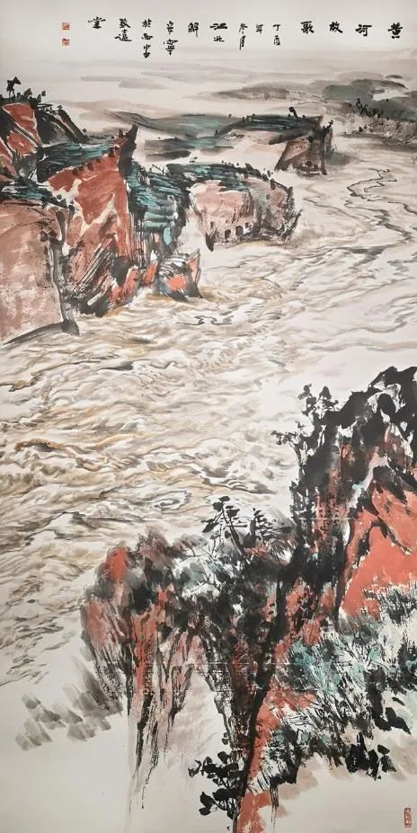 【国画周刊】解安宁《重现的黄河》系列山水画
