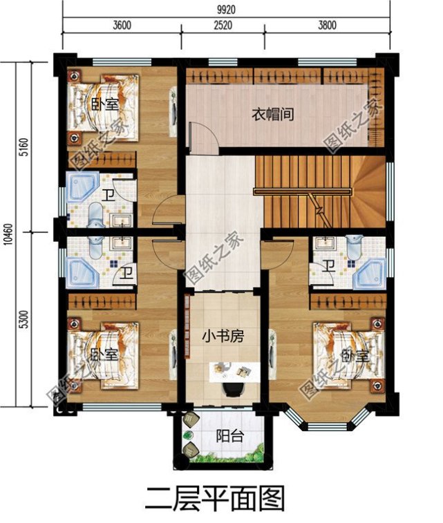 南方农村三层半房屋设计图,设计创经典,是该享受生活了