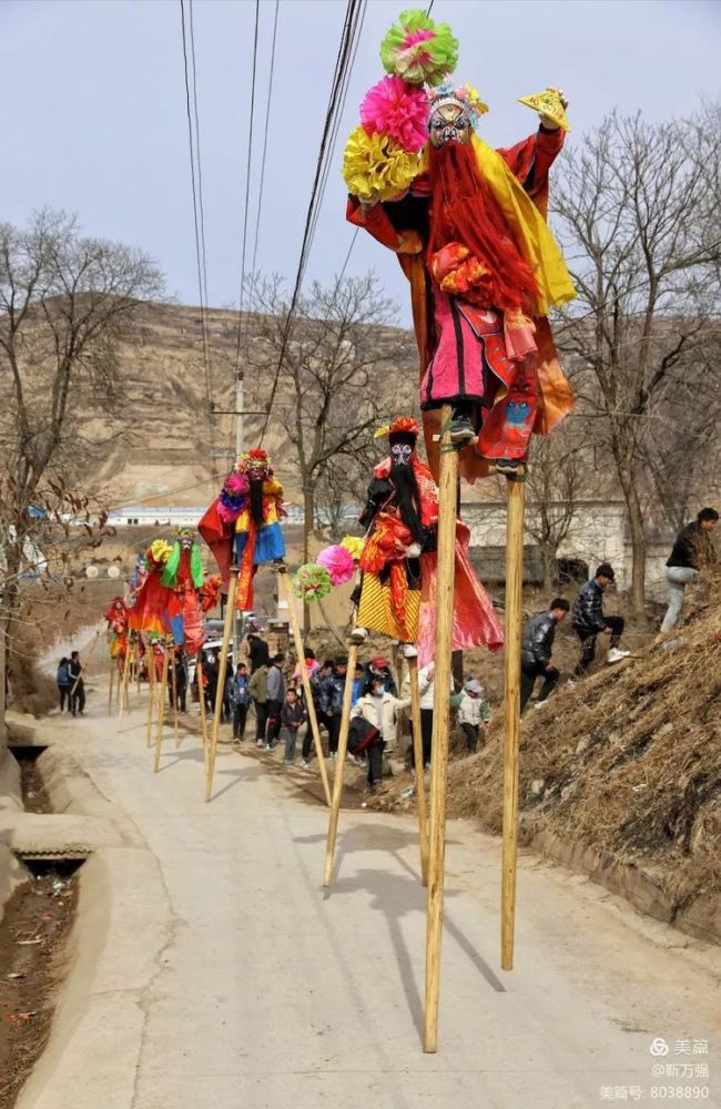 快看静宁社火之高跷队