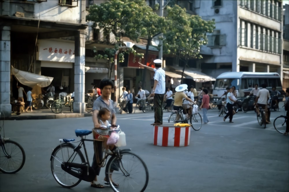 1985年广州老照片80年代的广州城市印象