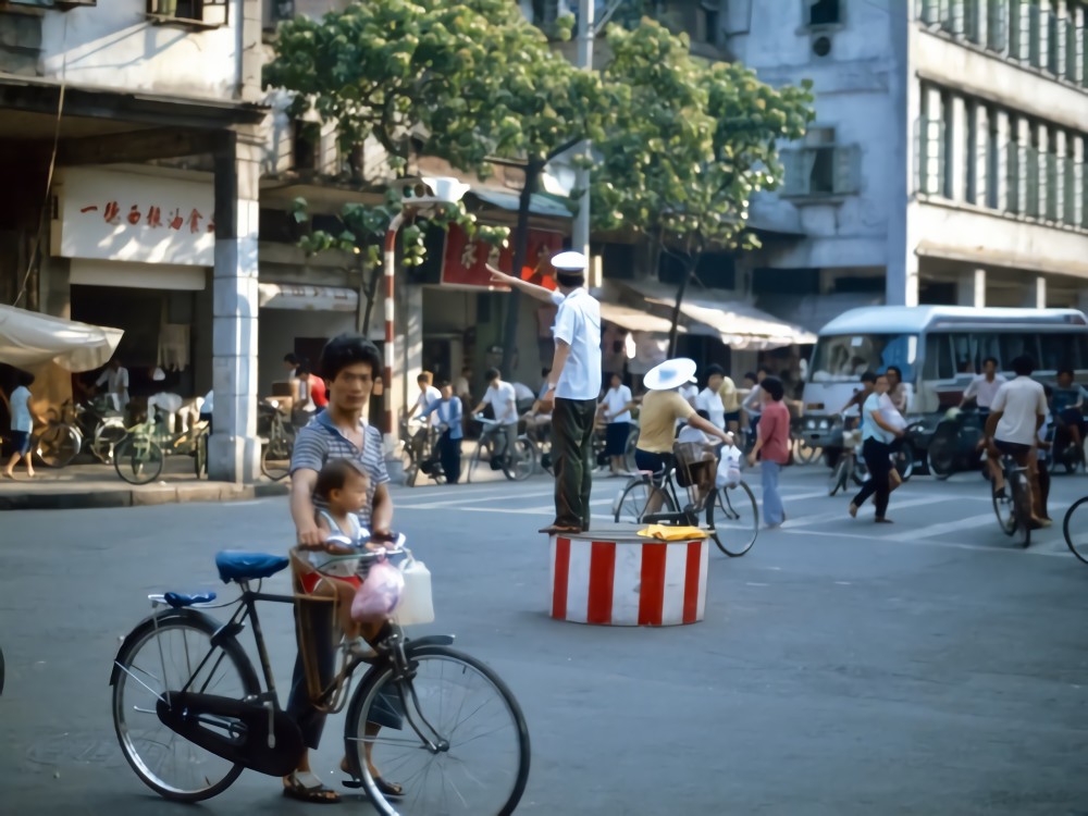1985年广州老照片80年代的广州城市印象