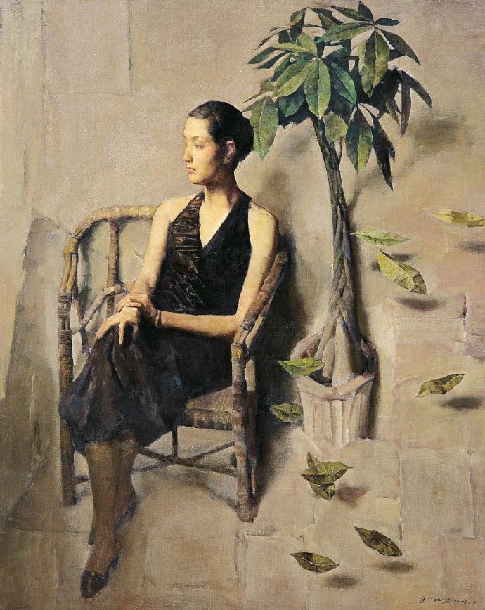 接地气的人物画郭北平的人物油画作品欣赏图