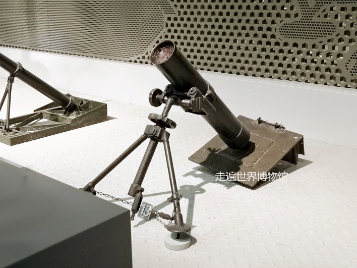 军事博物馆看展:中外各式迫击炮集锦,见到中国自设计最早迫击炮