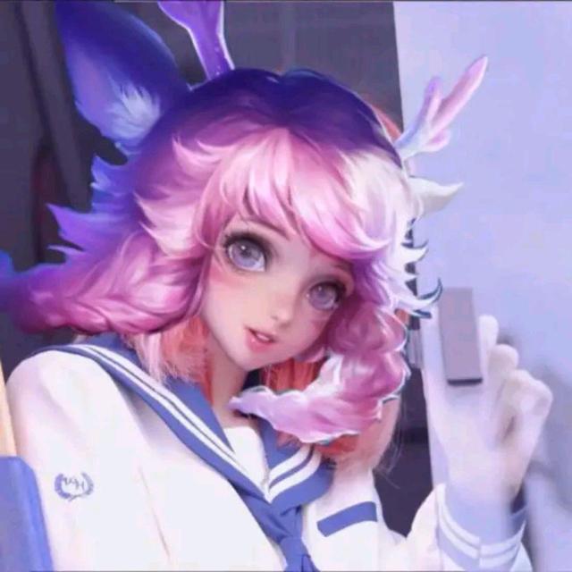 王者荣耀女英雄头像漫画脸配jk制服渣女的专属头像