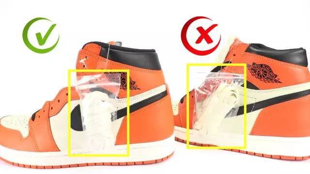 aj1白扣碎如何一眼辨真假aj1真假对比鉴定图