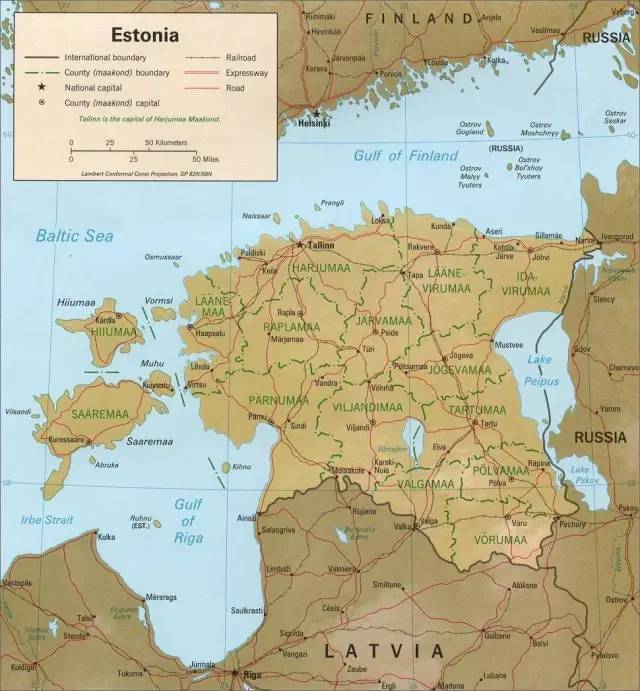 下面是丰富想象力网友们眼中的爱沙尼亚地图