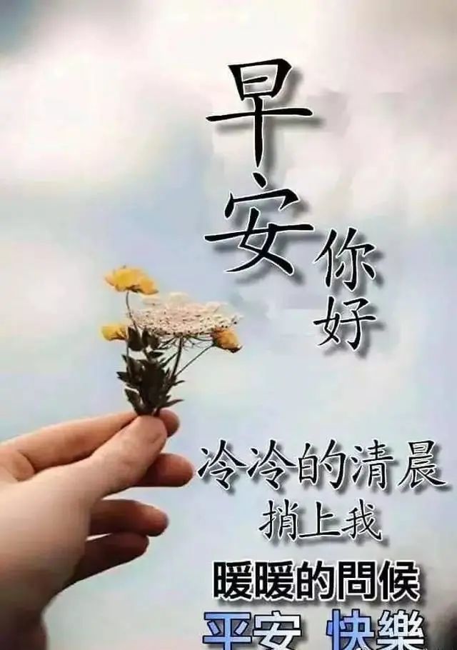 创意唯美早上好祝福图片带字精选清晨早安问候语图片精选文字