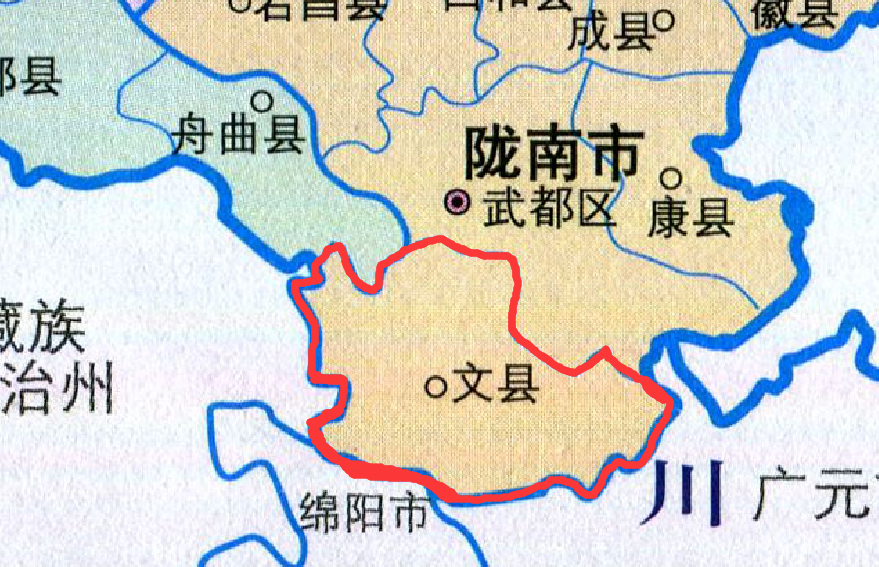 甘肃一个24万人口小县被四川省三面包围邓艾由此灭蜀