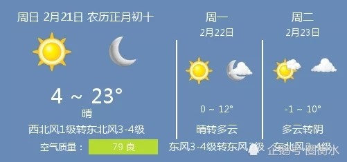 2021年2月21日衡水的天气