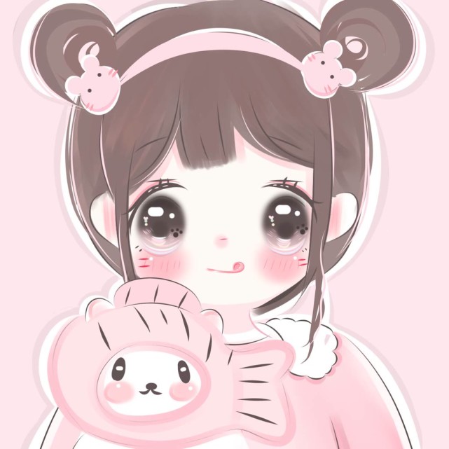 萌系少女心 粉色 头像
