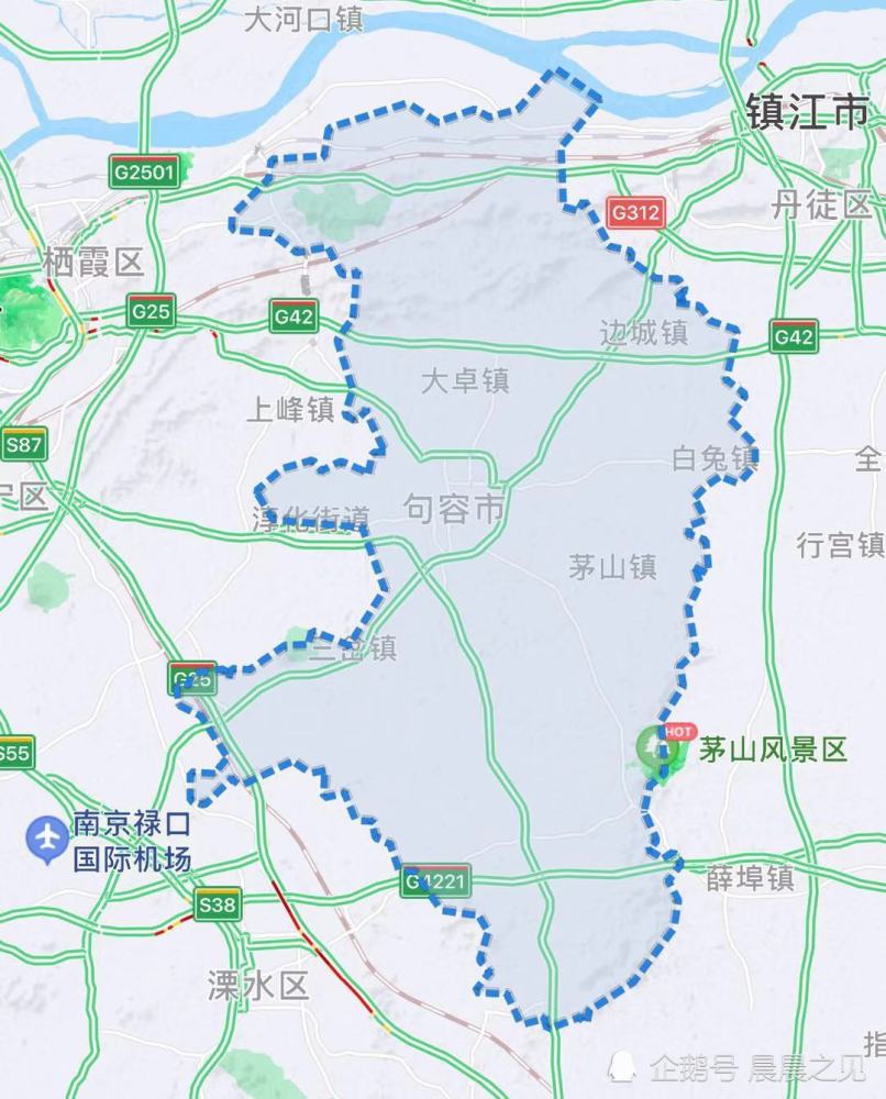 随着南京都市圈的形成,我认为句容被南京合并的可能性为0