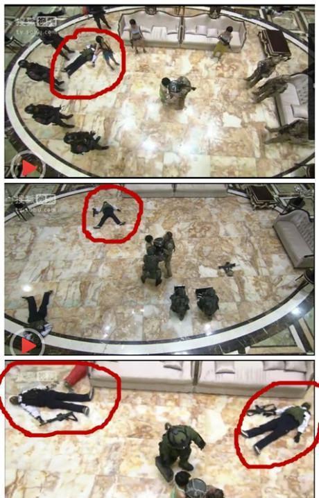 《火凤凰》:地上的恐怖分子的尸体位置怎么变个不停?