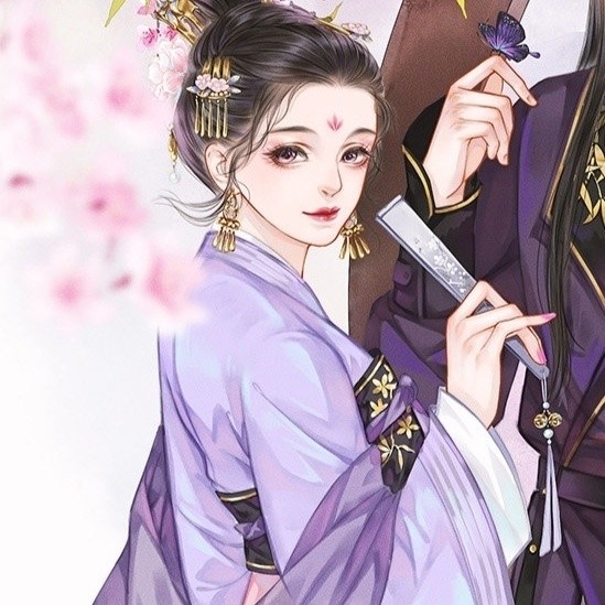 超级好看古风情侣头像