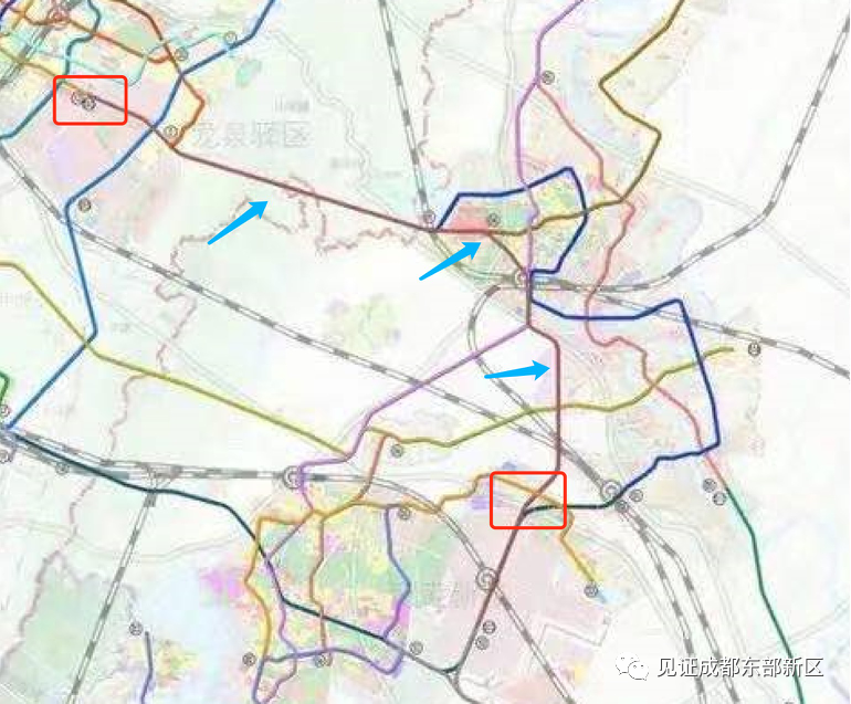 东部新区地铁规划!全线路解读,东部新区轨道交通成网!