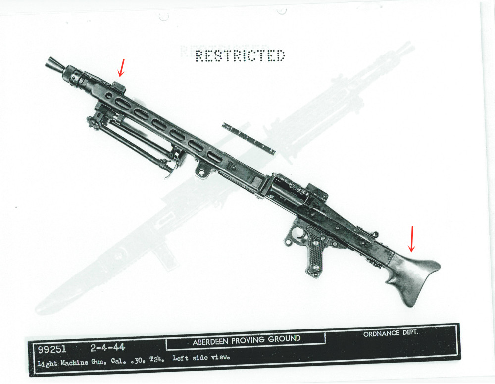 美军仿制的mg42通用机枪,射速太快也是错,直接减半可还行?