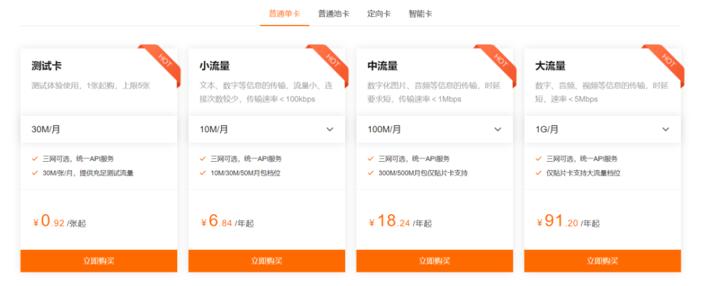 华为云物联卡