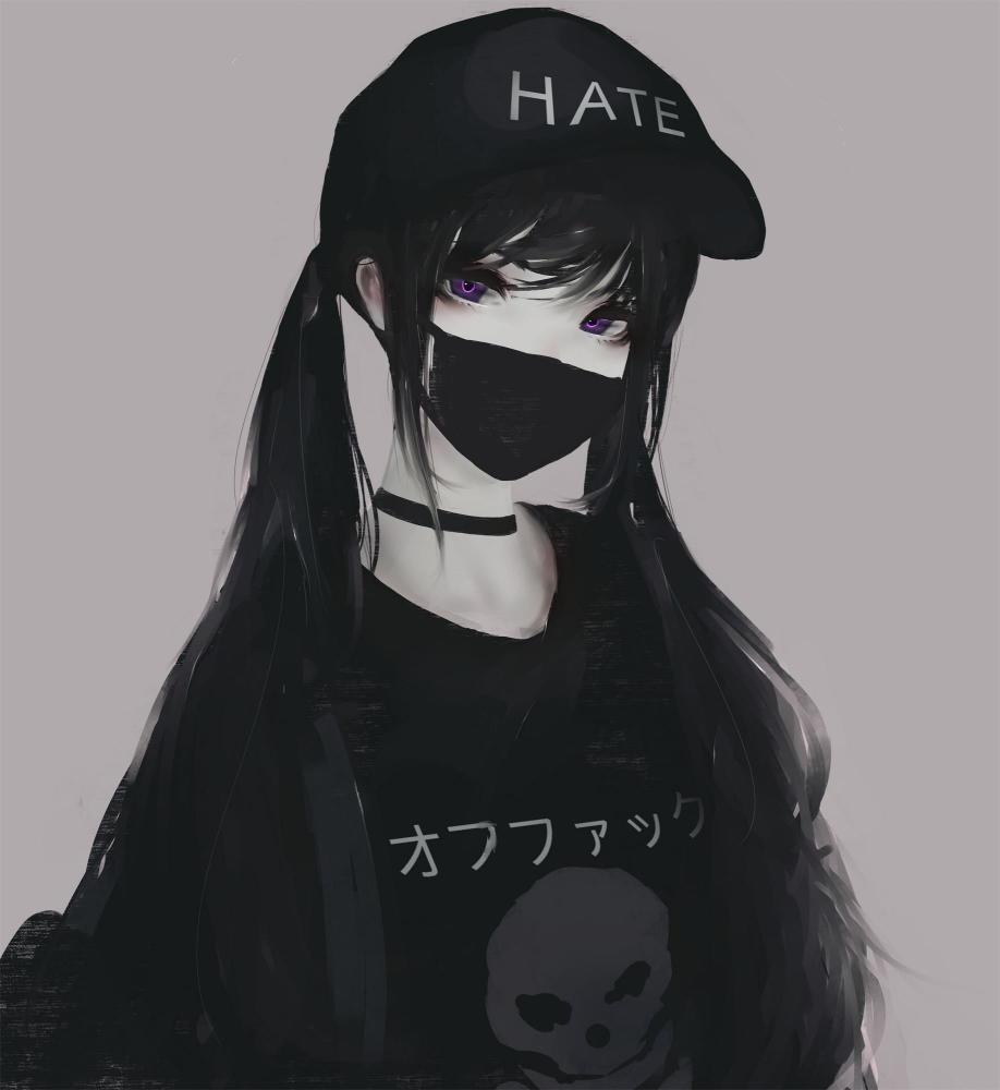 抑郁动漫女生头像分享