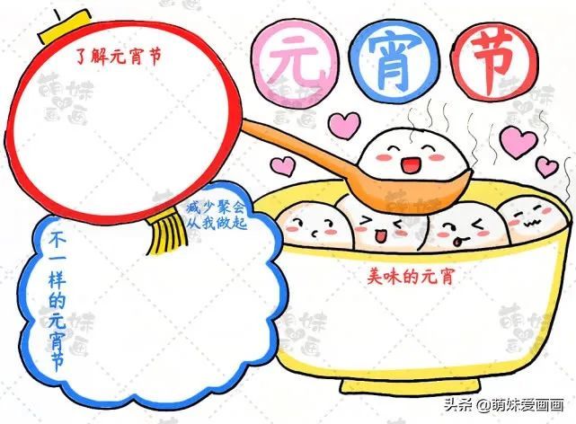 2021元宵节手抄报最新合集,多款教程与超多素材等你来