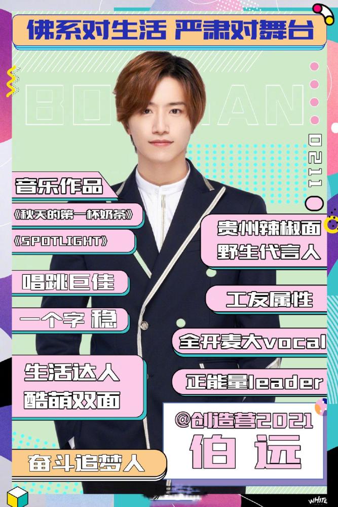 盘点《创造营2021》值得大家pick的选手(一男团标准)