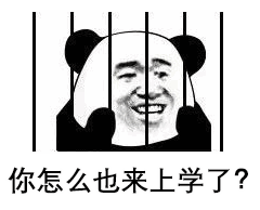 表情包:开学熊猫头