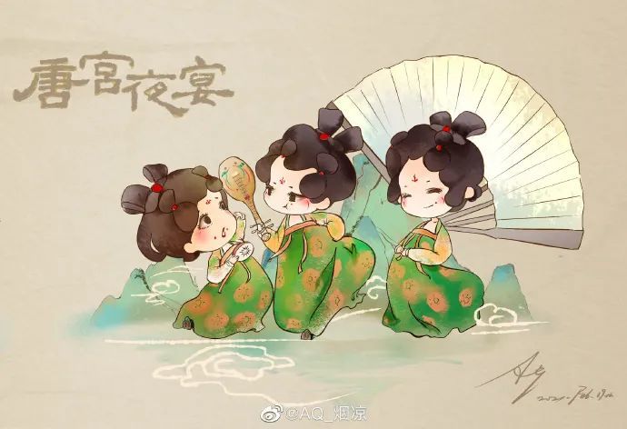《唐宫夜宴》又出圈,被二次元漫画盯上了!