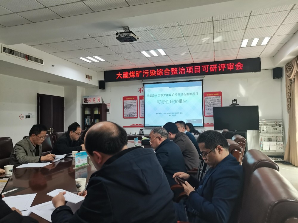 市发改局组织大建煤矿污染综合整治项目可研评审会
