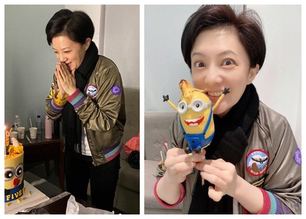 "小婉君"金铭大变样,短发配迷彩羽绒服潮范十足,帅到不敢认