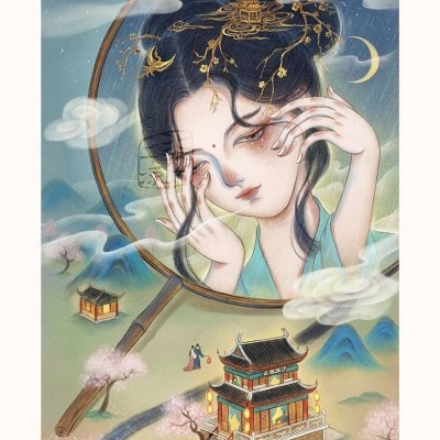 一组古风唯美的动漫女头