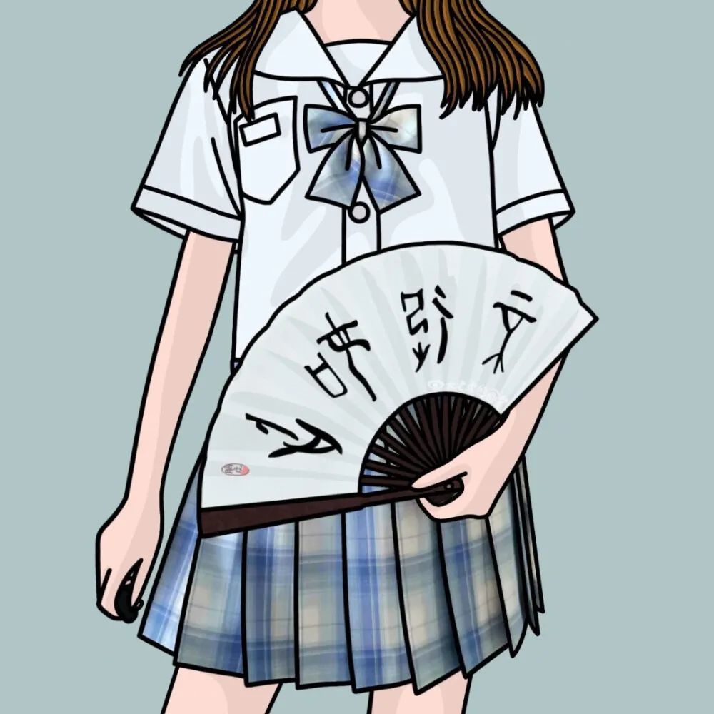 日常jk女孩手绘头像 | 姐妹多人 | 闺蜜团头 | 部位头像