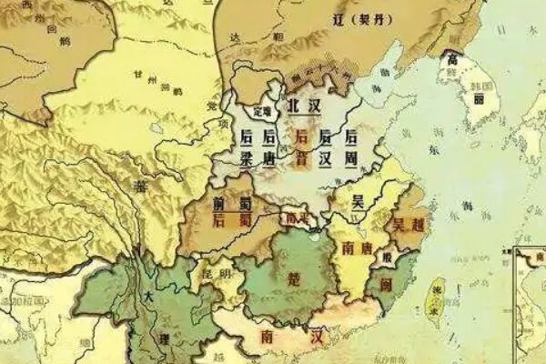 五代十国是指哪五代哪十国 腾讯网