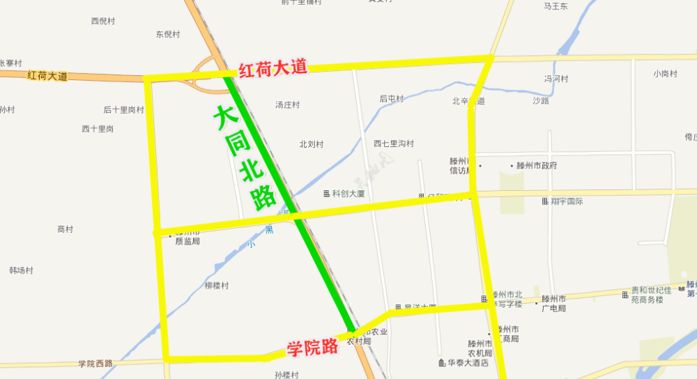 滕州:封路!学院路,大同中路,平行路等人行道将进行半封闭施工